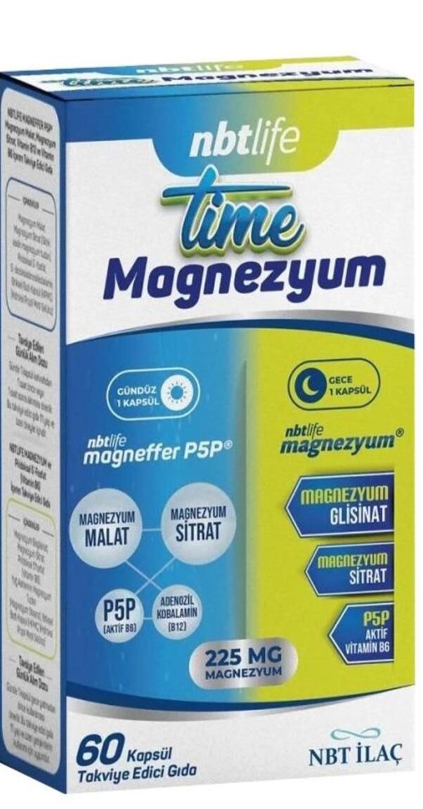 Nbt Life Time Magnezyum 60 Kapsül