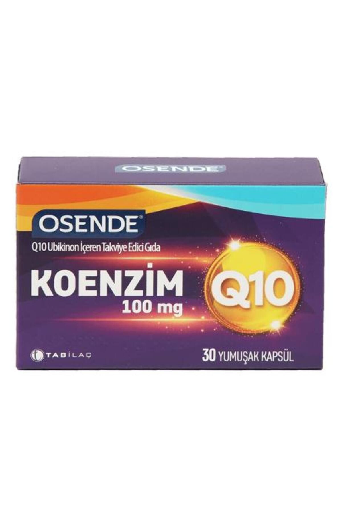 Osende Koenzim 100mg Q10 30 Yumuşak Kapsül