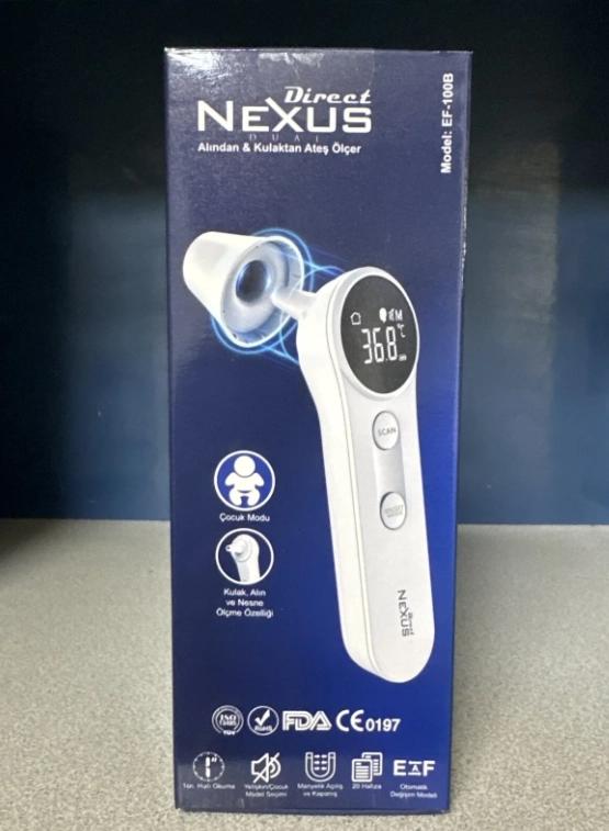 Direct Nexus Dual Kulaktan ve Alından Ateş Ölçer