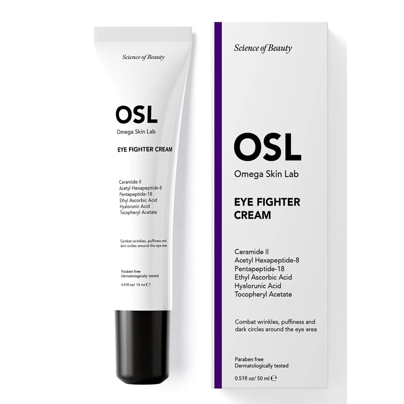 OSL Eye Fighter Cream 15 ml | Koyu Halka, Şişlik ve İnce Çizgi Karşıtı Göz Çevresi Kremi