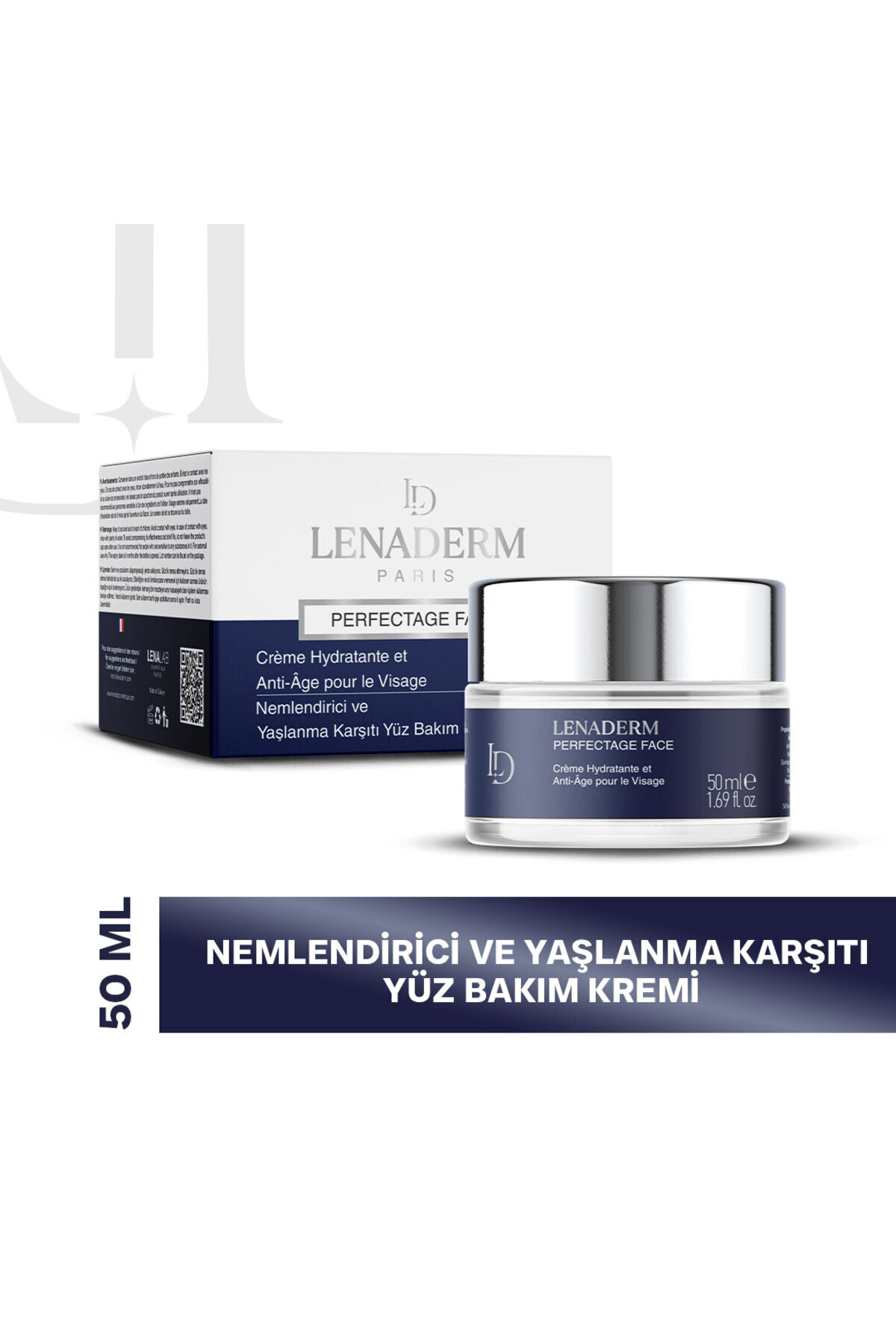 Lenaderm Perfectage Face Krem 50 ml – Yaşlanma Karşıtı Nemlendirici ve Sıkılaştırıcı Etki