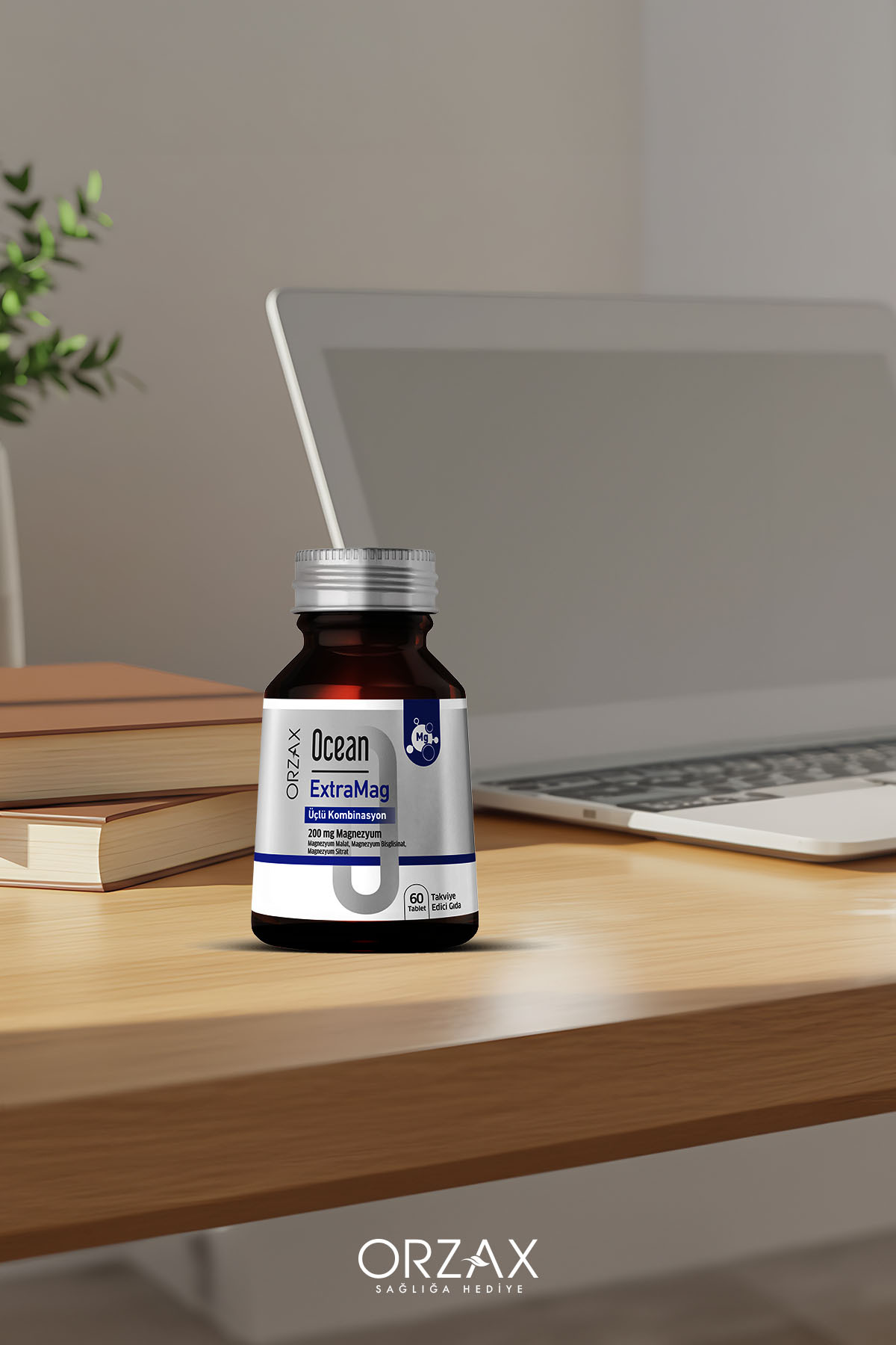 Orzax Ocean ExtraMag Fibra 60 Tablet — Takviye Edici Gıda