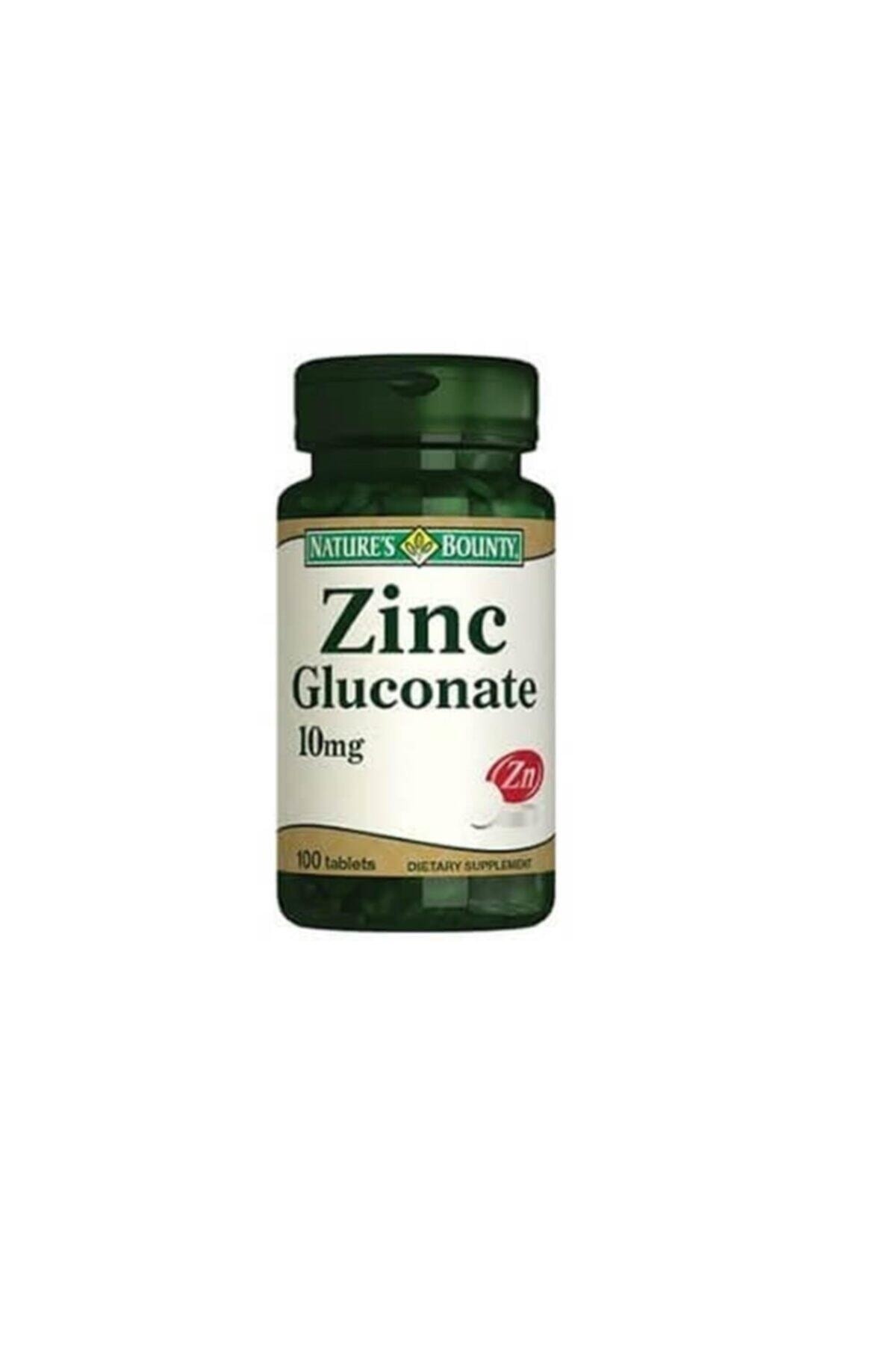 Nature’s Bounty Zinc Gluconate 10 mg 100 Tablet