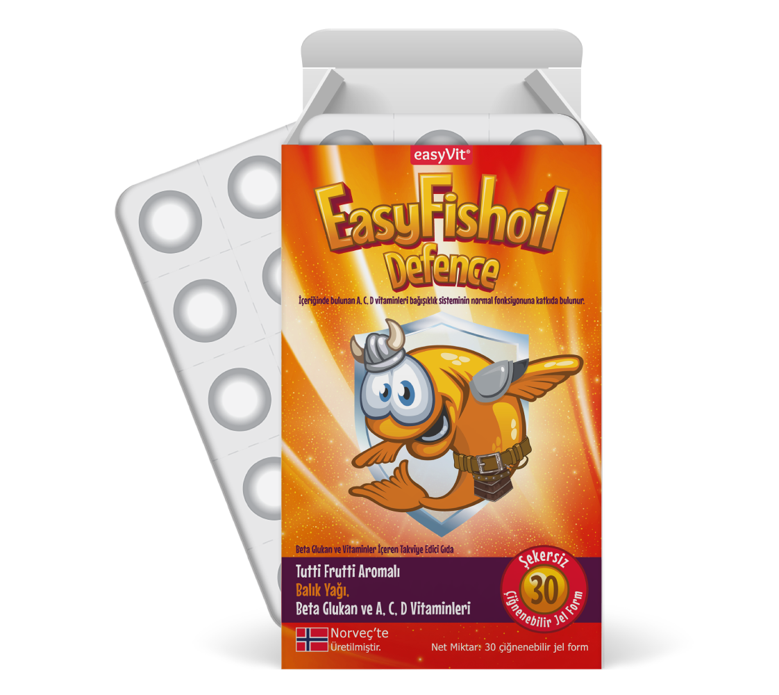 Easy Fish Oil Defence Çiğnenebilir 30 Jel Form