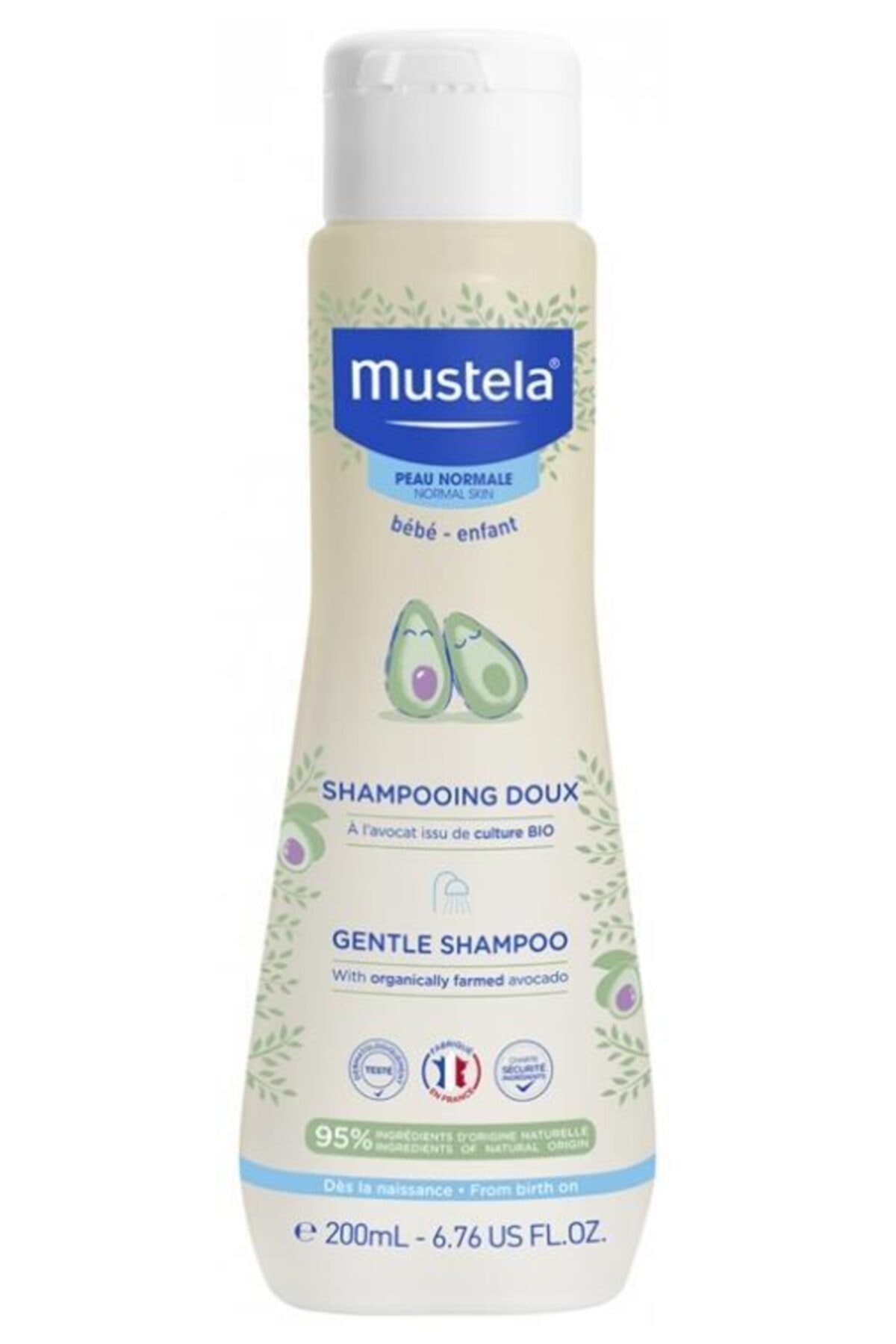 Mustela Gentle Göz Yakmayan Bebek Şampuanı 200ml