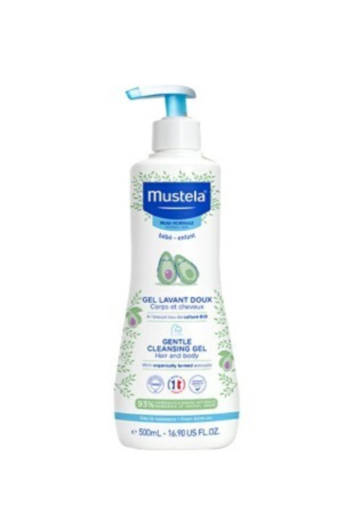 Mustela Gentle Cleansing Gel Yenidoğan Şampuanı 500 ml